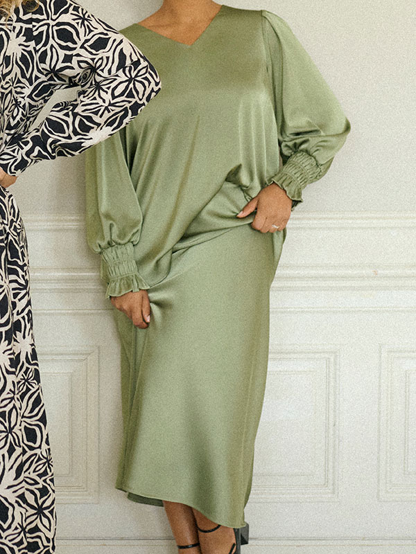 KCHILLA - Plus Size Kjol fra Kaffe Curve
