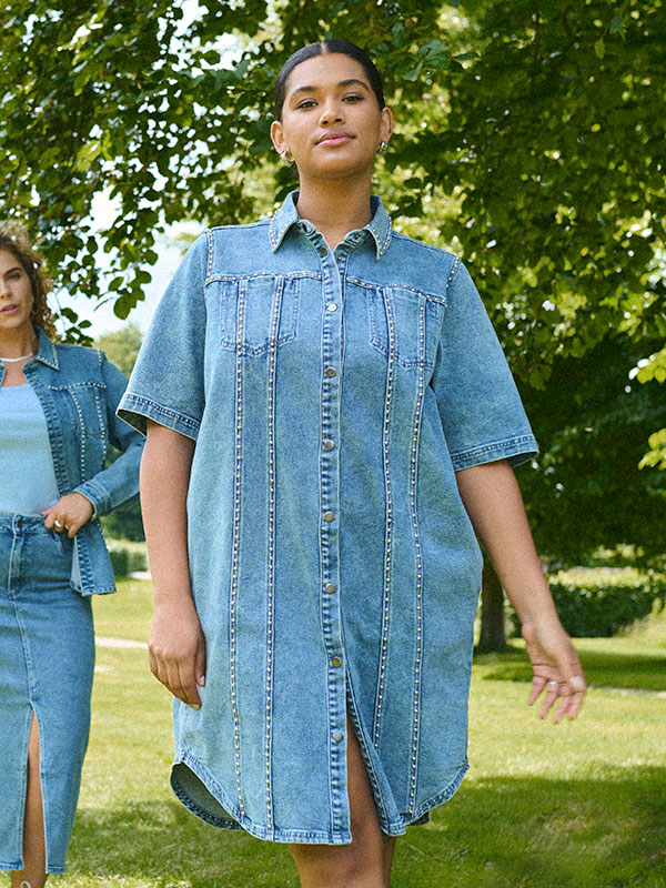 KCDARINA - Plus Size Klänning fra Kaffe Curve