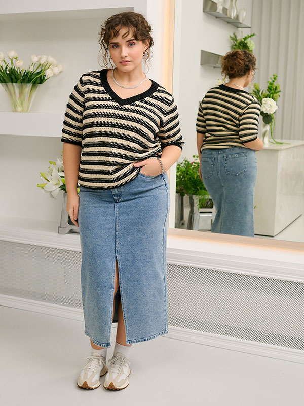 KCDARINA - Plus Size Kjol fra Kaffe Curve
