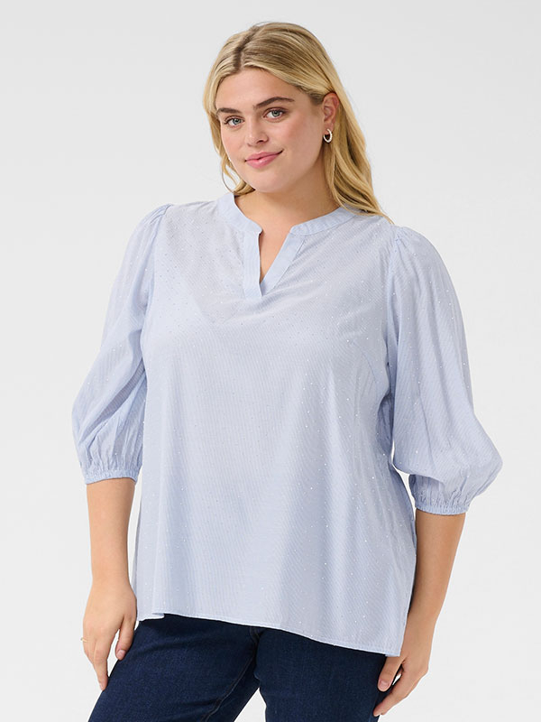 KCMILANA - Plus Size Blus fra Kaffe Curve