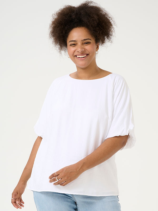 KCGABBI - Plus Size Blus fra Kaffe Curve