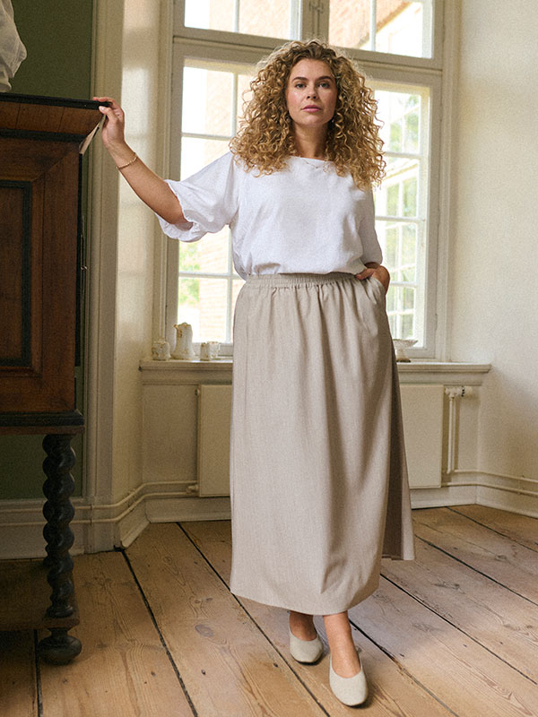KCGABBI - Plus Size Blus fra Kaffe Curve