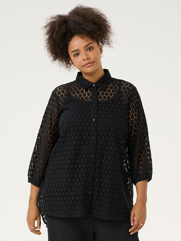 KCLORENA - Plus Size Skjorta fra Kaffe Curve