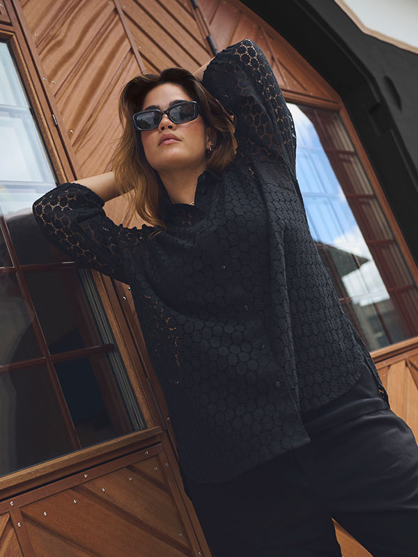 KCLORENA - Plus Size Skjorta fra Kaffe Curve