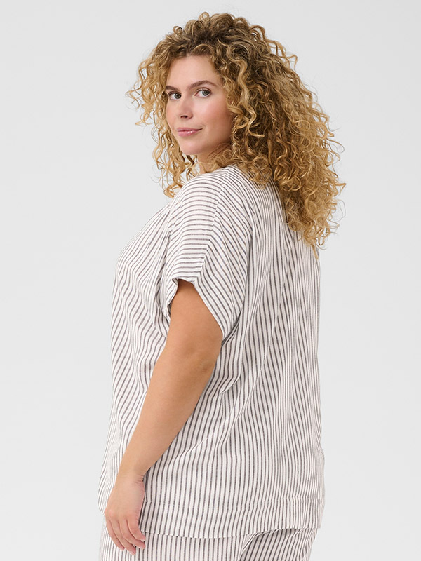 KCMILLE - Plus Size Blus fra Kaffe Curve