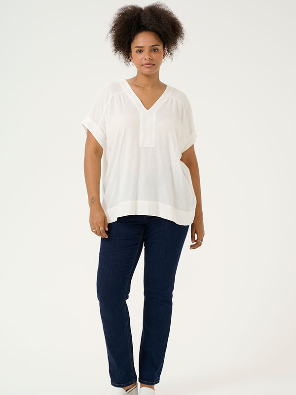 KCMILLE - Plus Size Blus fra Kaffe Curve