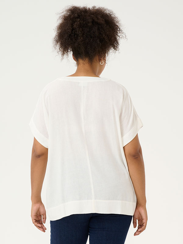 KCMILLE - Plus Size Blus fra Kaffe Curve