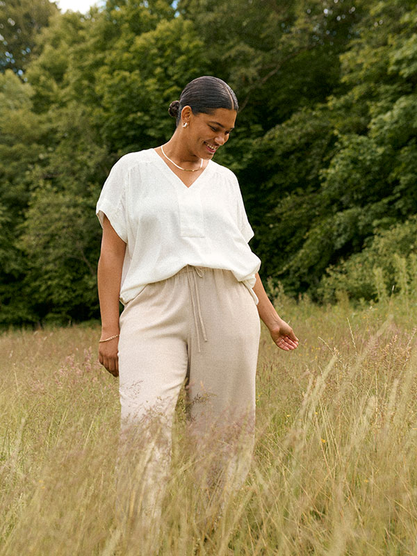 KCMILLE - Plus Size Blus fra Kaffe Curve