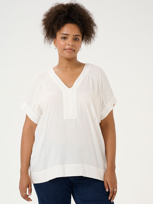 KCMILLE - Plus Size Blus fra Kaffe Curve