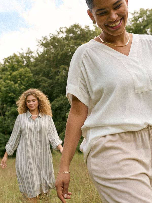 KCMILLE - Plus Size Blus fra Kaffe Curve