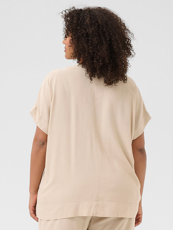 KCMILLE - Plus Size Blus fra Kaffe Curve