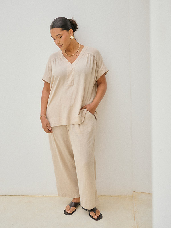 KCMILLE - Plus Size Blus fra Kaffe Curve