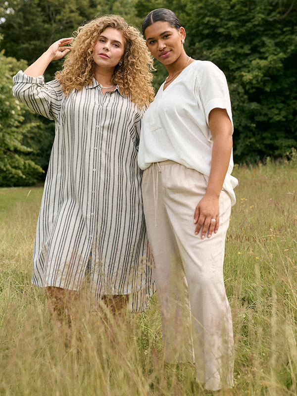 KCMILLE - Plus Size Byxor fra Kaffe Curve