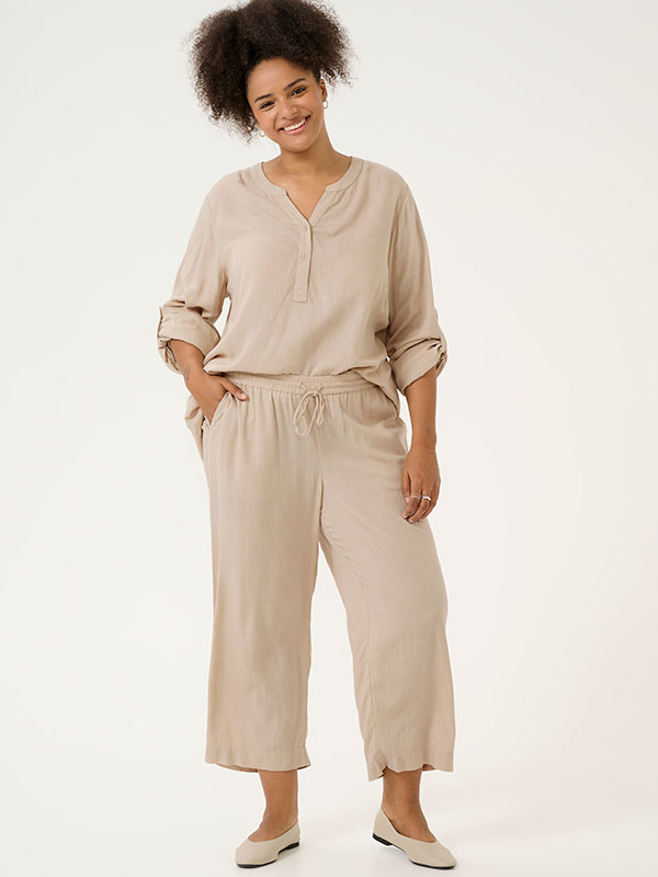 KCMILLE - Plus Size Byxor fra Kaffe Curve