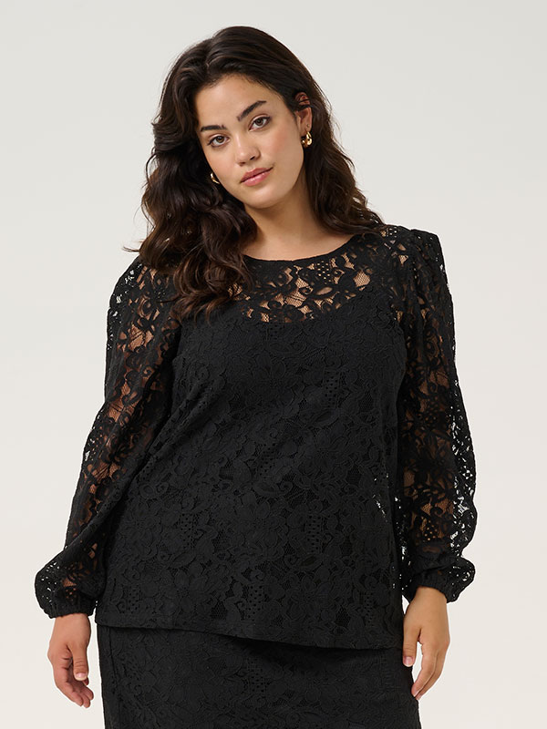 KCLANICA - Plus Size Blus fra Kaffe Curve
