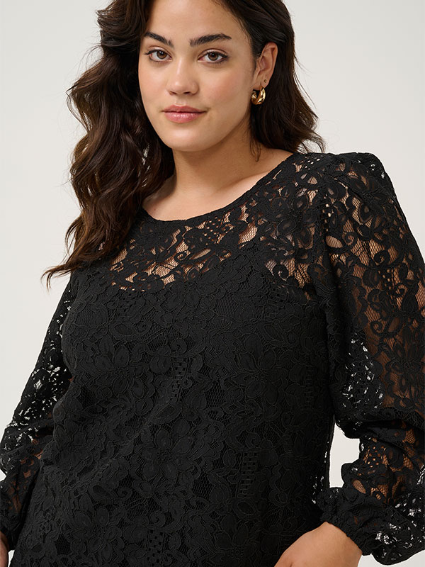 KCLANICA - Plus Size Blus fra Kaffe Curve