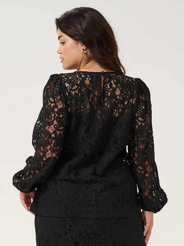 KCLANICA - Plus Size Blus fra Kaffe Curve