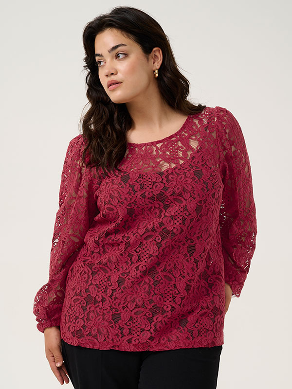KCLANICA - Plus Size Blus fra Kaffe Curve