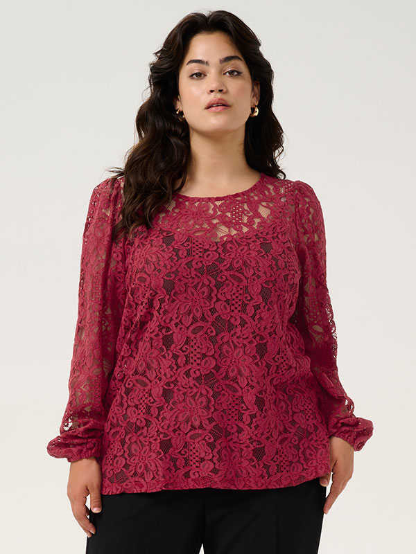 KCLANICA - Plus Size Blus fra Kaffe Curve