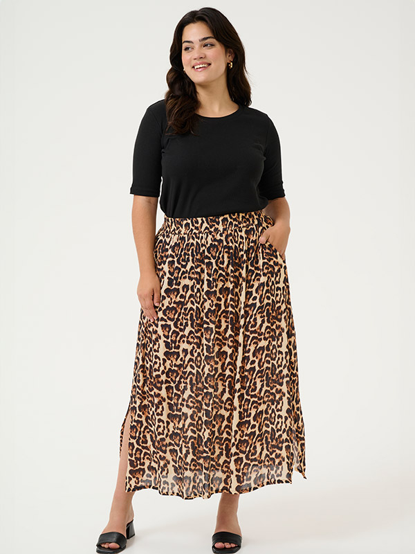 KCEDINA - Plus Size Kjol fra Kaffe Curve