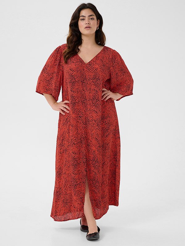 KCALIANA - Plus Size Klänning fra Kaffe Curve