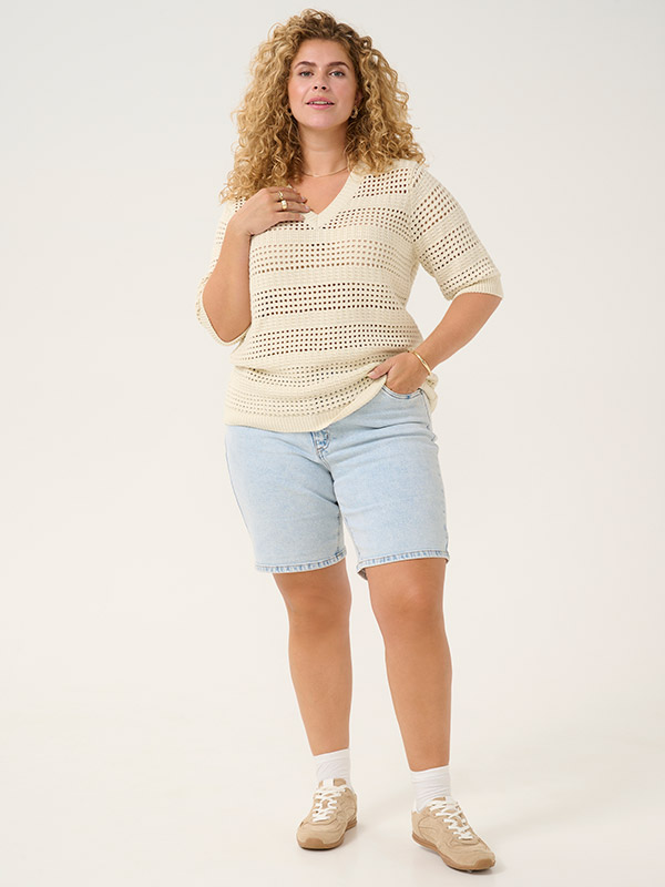 KCTENESA - Plus Size Tröja fra Kaffe Curve