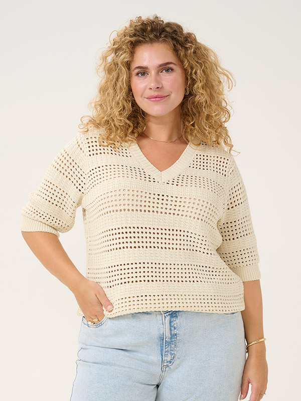 KCTENESA - Plus Size Tröja fra Kaffe Curve