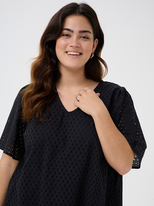 KCRUBIA - Plus Size Klänning fra Kaffe Curve