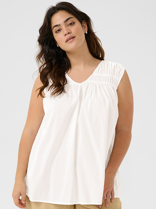 KCTHIA - Plus Size Top fra Kaffe Curve
