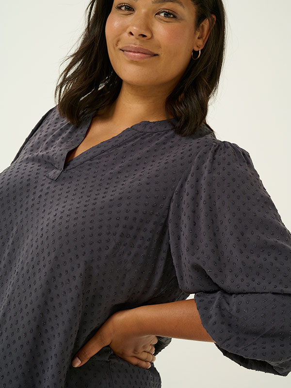 KCANYA - Plus Size Blus fra Kaffe Curve