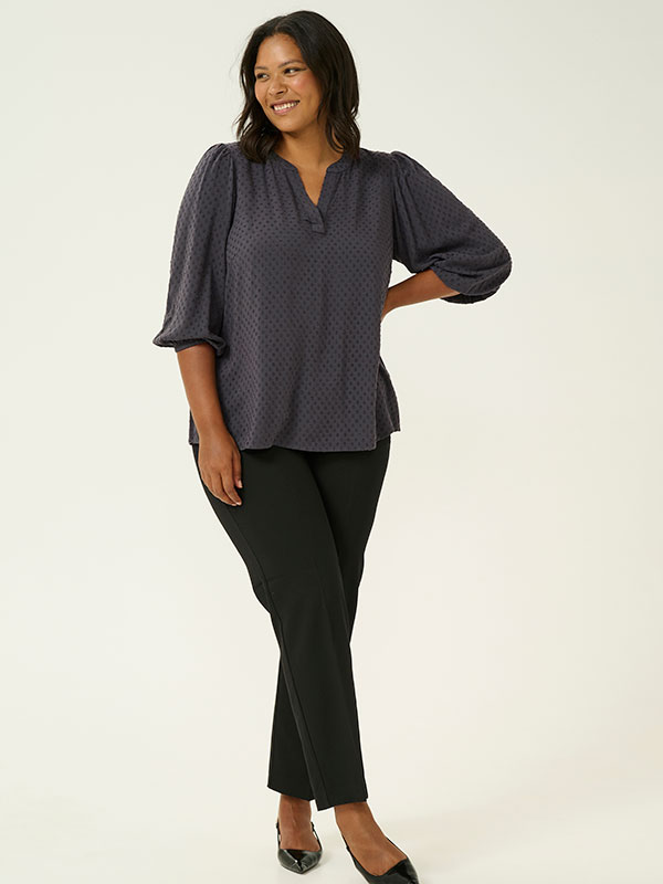 KCANYA - Plus Size Blus fra Kaffe Curve