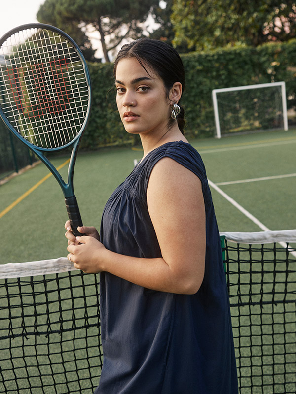 KCTHIA - Plus Size Klänning fra Kaffe Curve