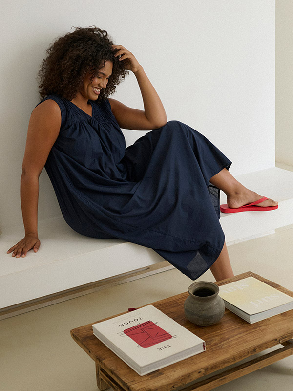 KCTHIA - Plus Size Klänning fra Kaffe Curve