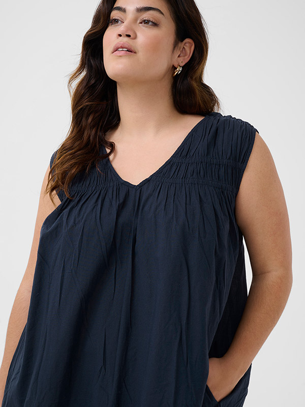 KCTHIA - Plus Size Klänning fra Kaffe Curve