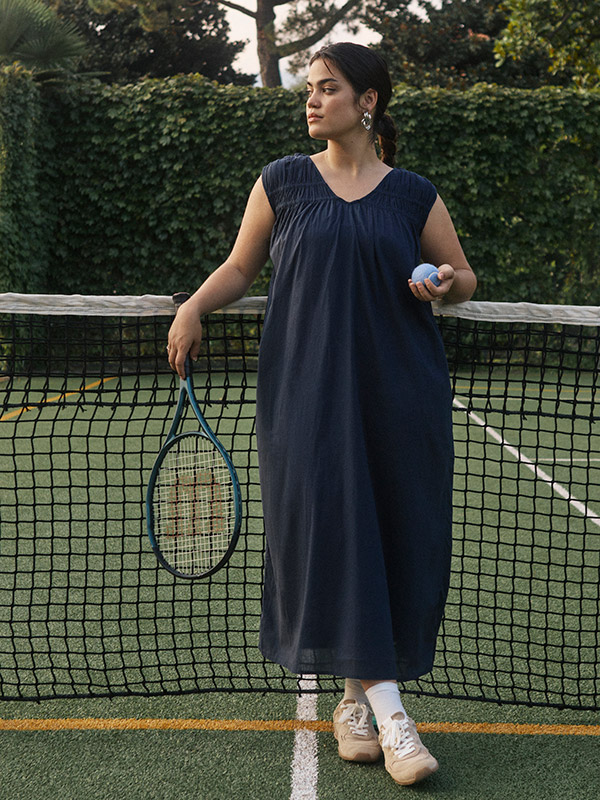 KCTHIA - Plus Size Klänning fra Kaffe Curve