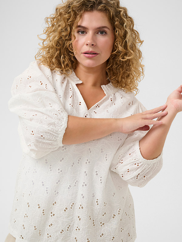 KCTENNA - Plus Size Blus fra Kaffe Curve