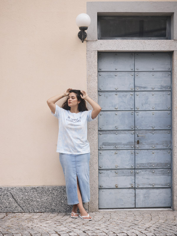 KCSINA - Plus Size Kjol fra Kaffe Curve