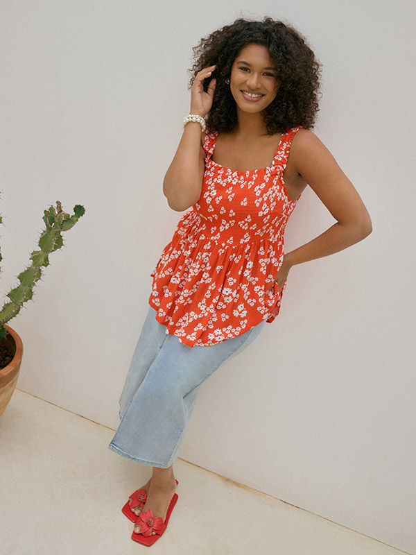 KCSINA - Plus Size Kjol fra Kaffe Curve