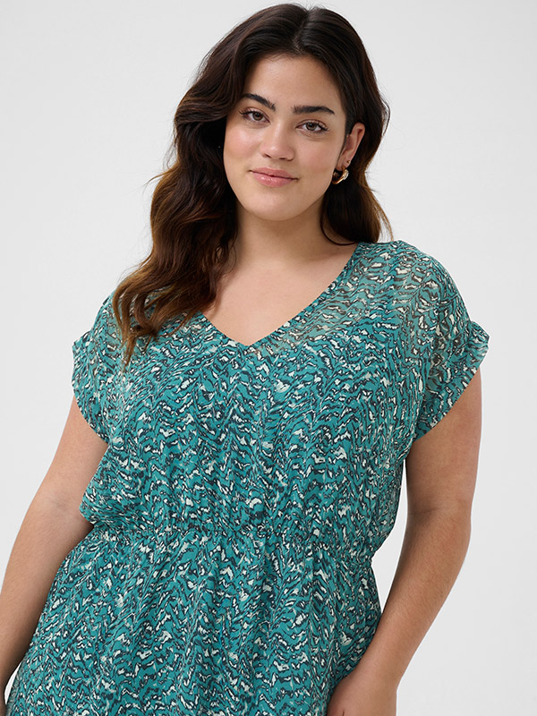 KCBELIA - Plus Size Klänning fra Kaffe Curve