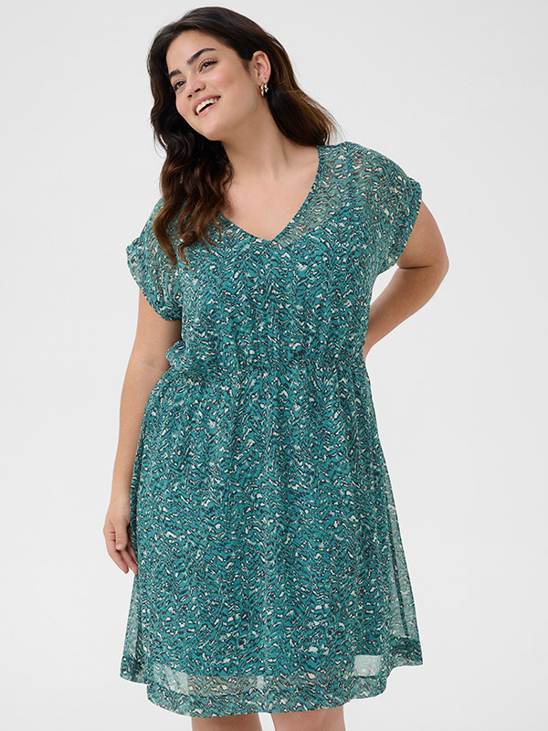 KCBELIA - Plus Size Klänning fra Kaffe Curve