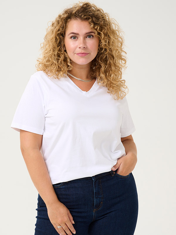 KCVALIA - Plus Size T-shirt fra Kaffe Curve