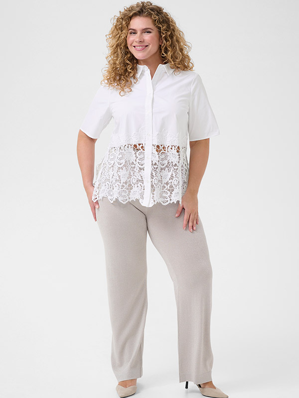 KCNALIA - Plus Size Skjorta fra Kaffe Curve