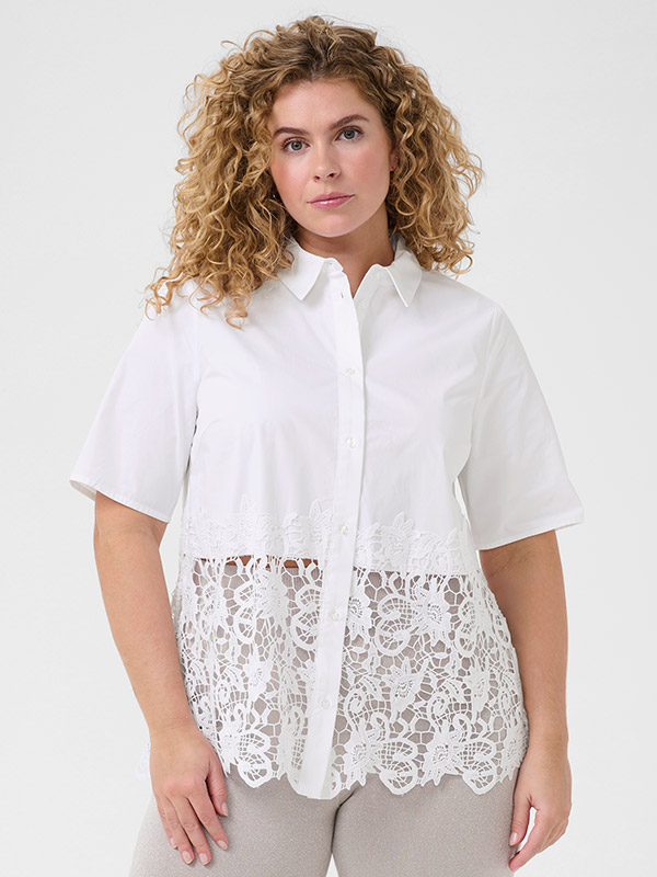 KCNALIA - Plus Size Skjorta fra Kaffe Curve