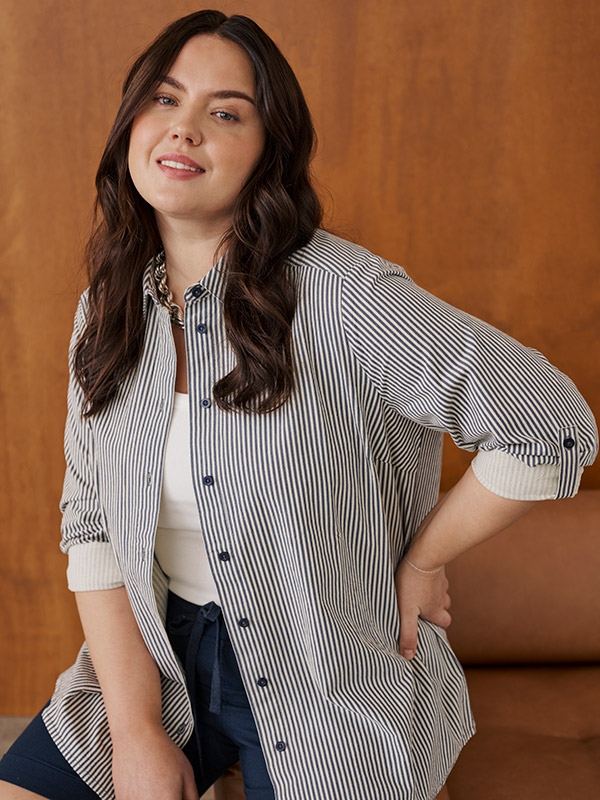 KCNANA - Plus Size Skjorta fra Kaffe Curve