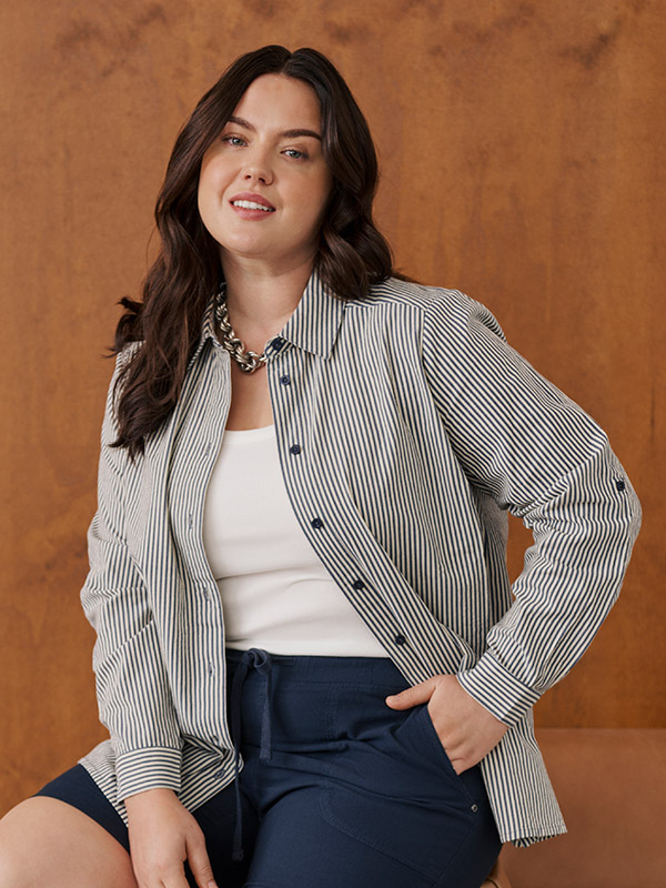KCNANA - Plus Size Skjorta fra Kaffe Curve