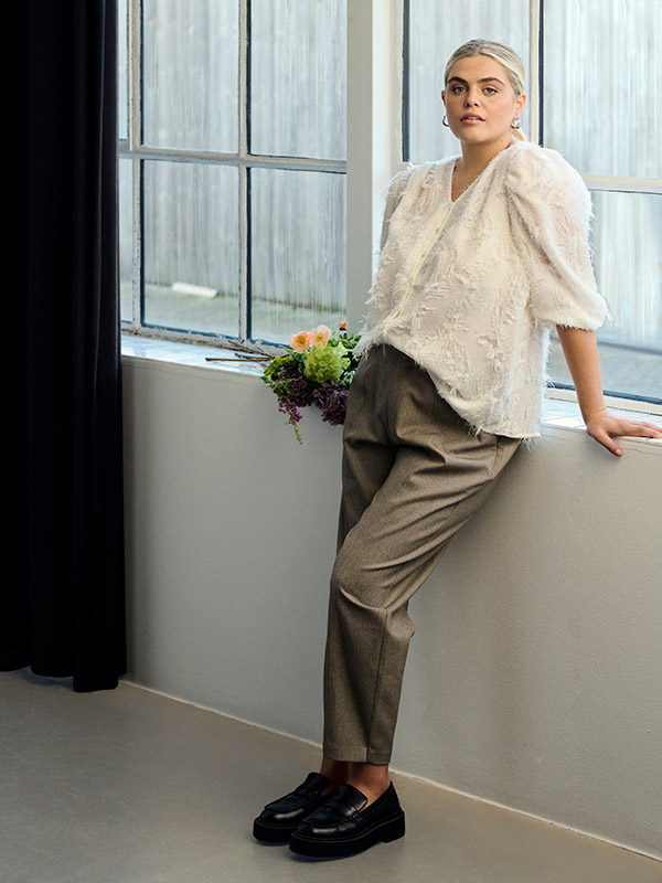 KCPARINA - Plus Size Blus fra Kaffe Curve
