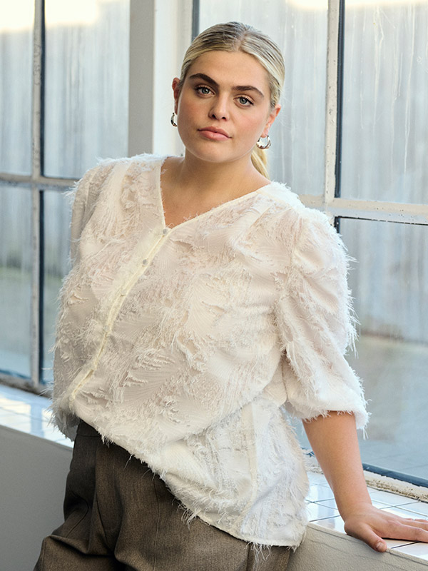 KCPARINA - Plus Size Blus fra Kaffe Curve