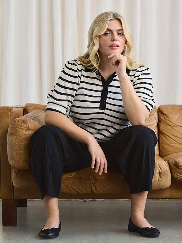 KCAMANA - Plus Size Blus fra Kaffe Curve