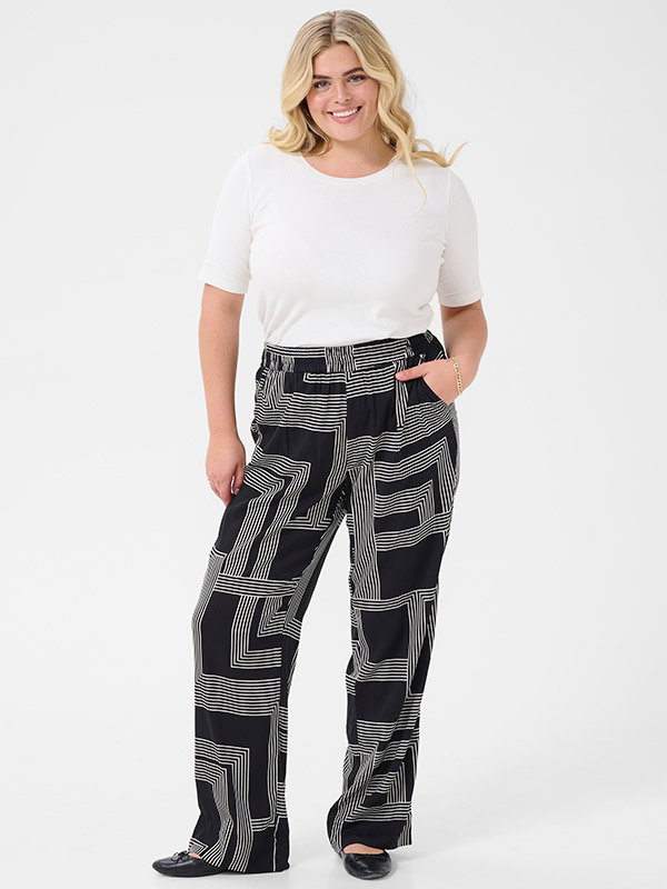 KCDONNA - Plus Size Byxor fra Kaffe Curve