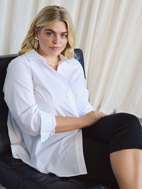 KCSERA - Plus Size Skjorta fra Kaffe Curve